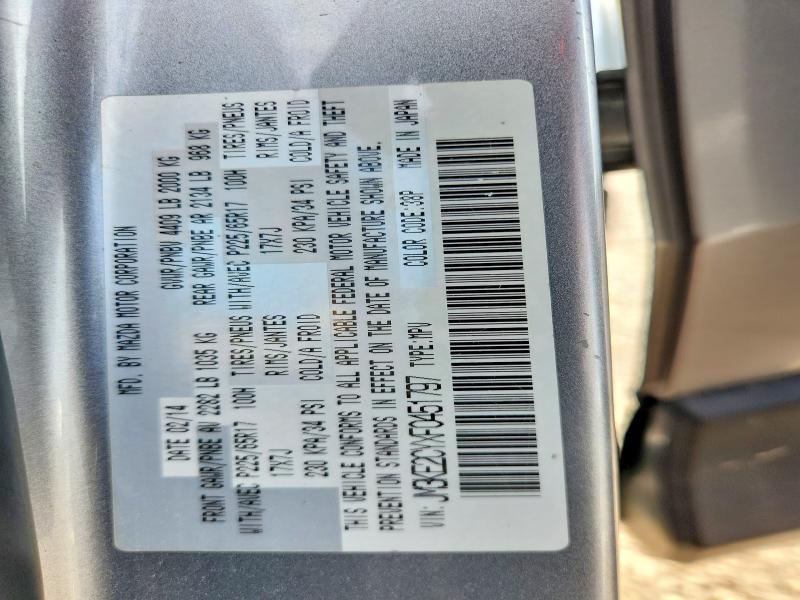 67277036 :رقم المزاد ، JM3KE2CYXF0451797 vin ، 2015 Mazda Cx-5 مزاد بيع