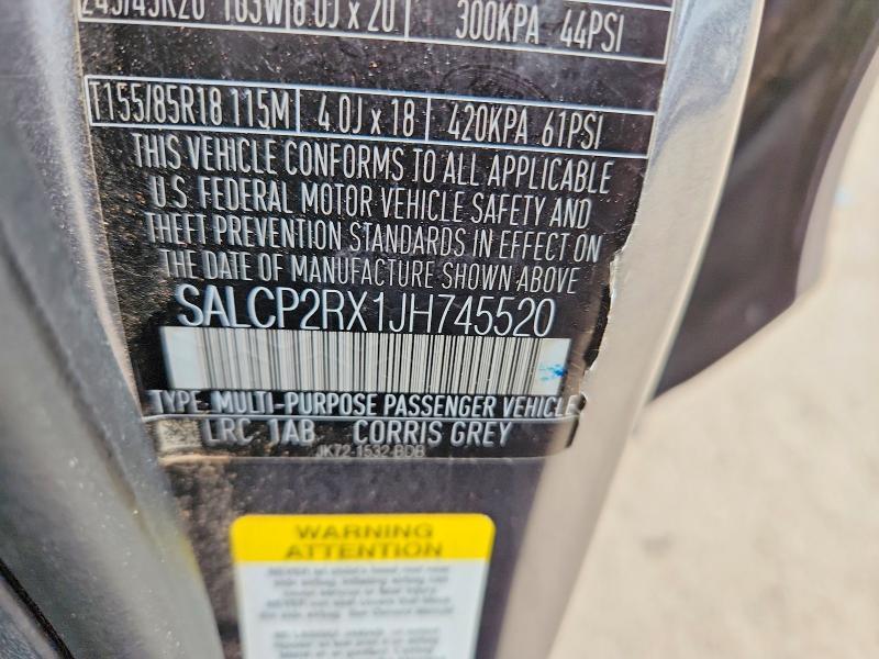 Aukcja sprzedaży 2018 Land Rover Discovery Sport, vin: SALCP2RX1JH745520, numer aukcji: 69878286