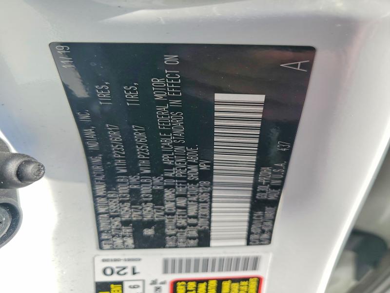 2020 Toyota Sienna მანქანა იყიდება აუქციონზე, vin: 5TDYZ3DC0LS061218, აუქციონის ნომერი: 67979896