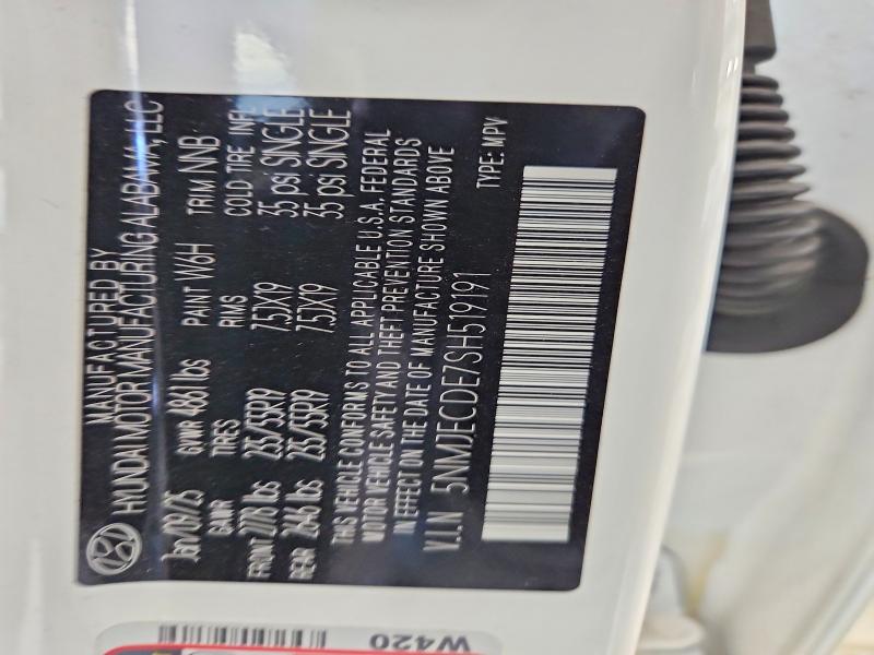 68084106 :رقم المزاد ، 5NMJECDE7SH519191 vin ، 2025 Hyundai Tucson مزاد بيع