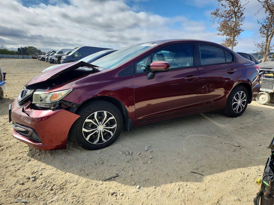 69979356 :رقم المزاد ، 2HGFB2F58FH527308 vin ، 2015 Honda Civic مزاد بيع