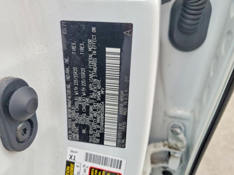 Продаж на аукціоні авто 2021 Toyota Highlander Hybrid, vin: 5TDYARAH6MS506654, номер лоту: 70770546