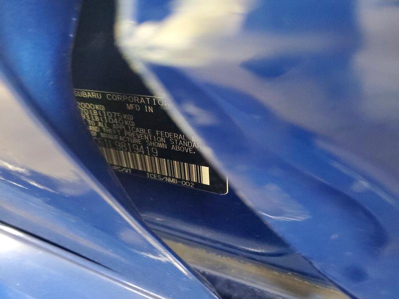 67000326 :رقم المزاد ، JF1VA1C61L9819419 vin ، 2020 Subaru Wrx مزاد بيع
