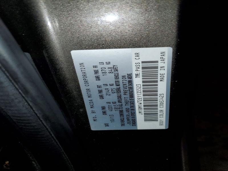 69943546 :رقم المزاد ، JM1BM1W72E1135523 vin ، 2014 Mazda 3 مزاد بيع