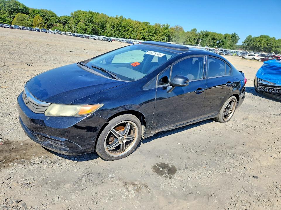 66253746 :رقم المزاد ، 2HGFB2F87CH329454 vin ، 2012 Honda Civic مزاد بيع