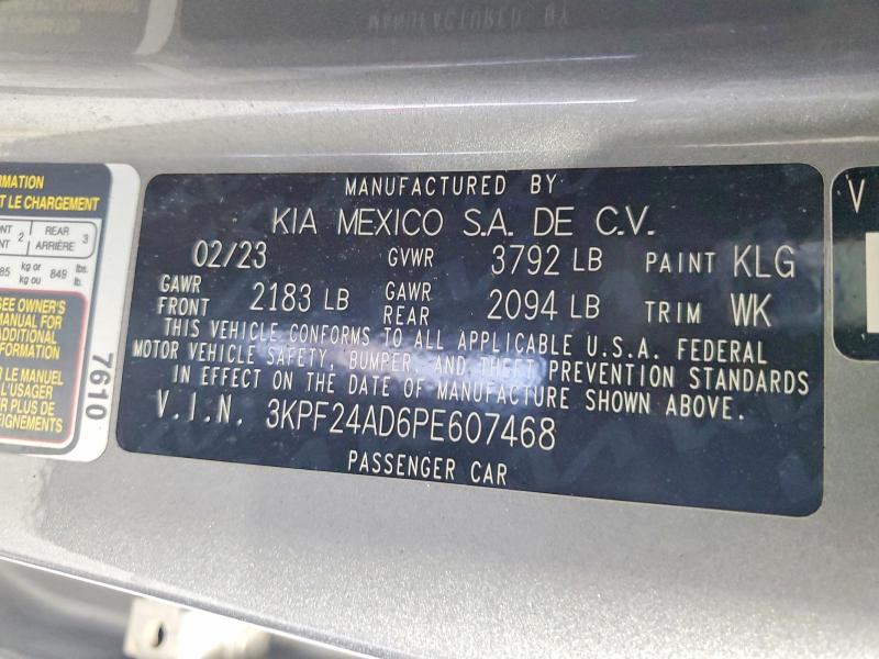 Продаж на аукціоні авто 2023 Kia Forte, vin: 3KPF24AD6PE607468, номер лоту: 67696536