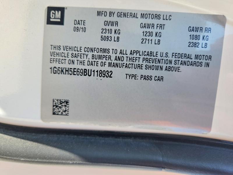 Продаж на аукціоні авто 2011 Cadillac Dts, vin: 1G6KH5E69BU118932, номер лоту: 66575916
