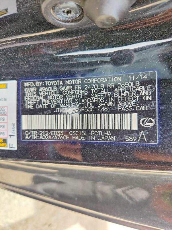 Продаж на аукціоні авто 2015 Lexus Rc, vin: JTHSE5BC9F5001446, номер лоту: 70606896