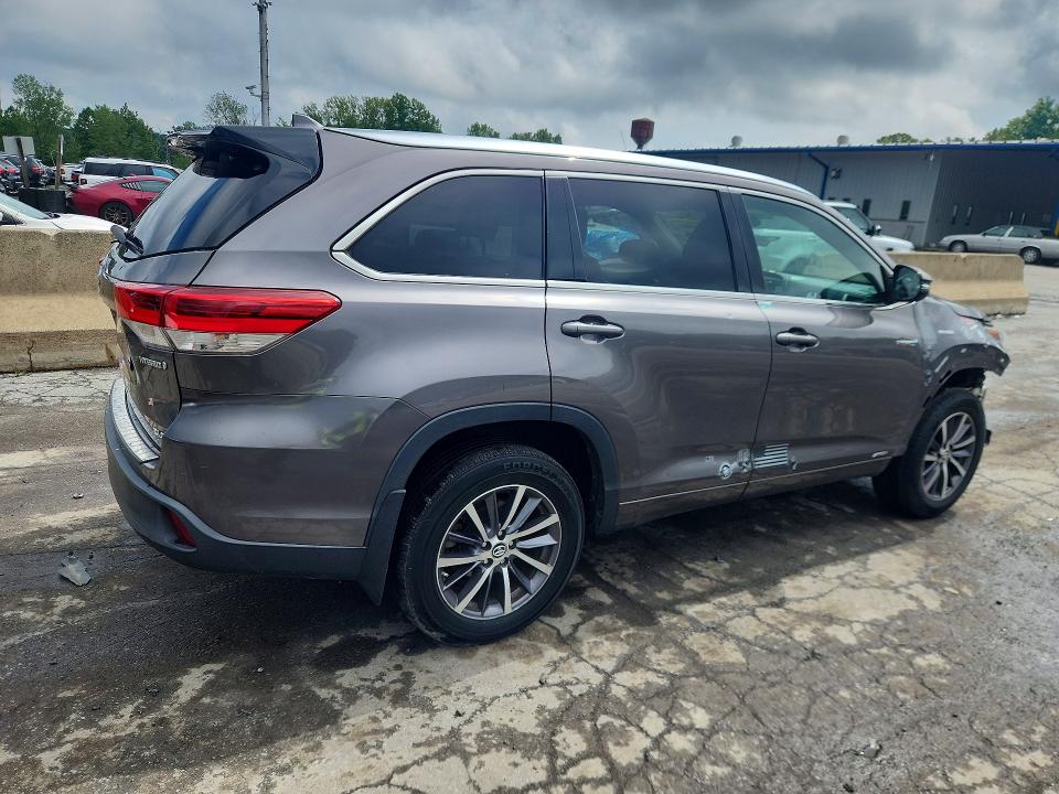 67158306 :رقم المزاد ، 5TDJGRFH5HS026619 vin ، 2017 Toyota Highlander Hybrid مزاد بيع
