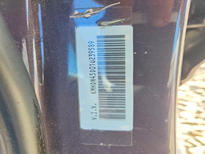 2001 Hyundai Elantra მანქანა იყიდება აუქციონზე, vin: KMHDN45D01U239589, აუქციონის ნომერი: 69704006