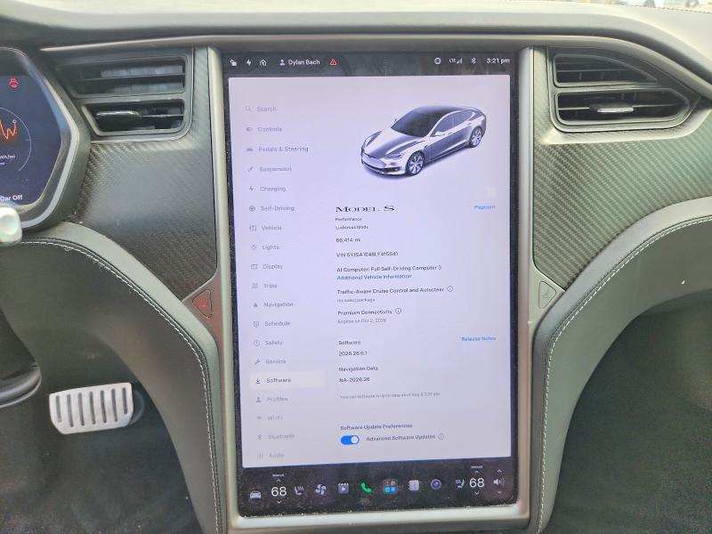 Aukcja sprzedaży 2020 Tesla Model S, vin: 5YJSA1E48LF415841, numer aukcji: 67889096
