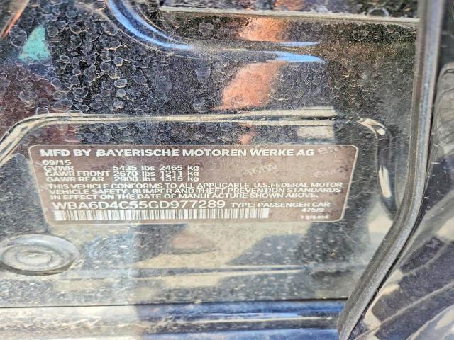 Aukcja sprzedaży 2016 Bmw 650, vin: WBA6D4C55GD977289, numer aukcji: 65167706