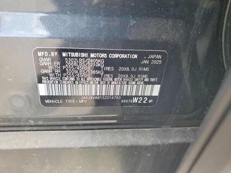 Aukcja sprzedaży 2025 Mitsubishi Outlander, vin: JA4J4VA81SZ014783, numer aukcji: 68614606