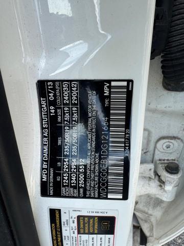 2013 Mercedes-benz Glk მანქანა იყიდება აუქციონზე, vin: WDCGG0EB1DG121664, აუქციონის ნომერი: 70506256