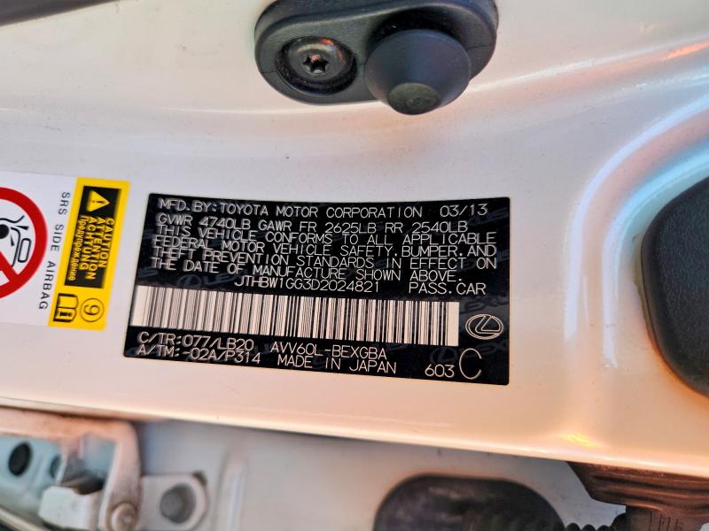 Продаж на аукціоні авто 2013 Lexus Es, vin: JTHBW1GG3D2024821, номер лоту: 68661986