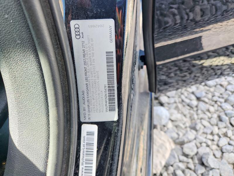 2013 Audi A6 მანქანა იყიდება აუქციონზე, vin: WAUFFAFC5DN154791, აუქციონის ნომერი: 67720316