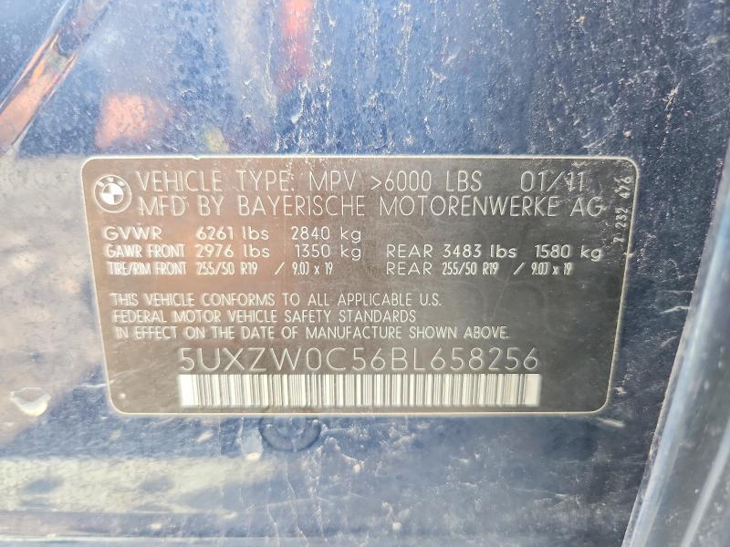 67031026 :رقم المزاد ، 5UXZW0C56BL658256 vin ، 2011 Bmw X5 مزاد بيع