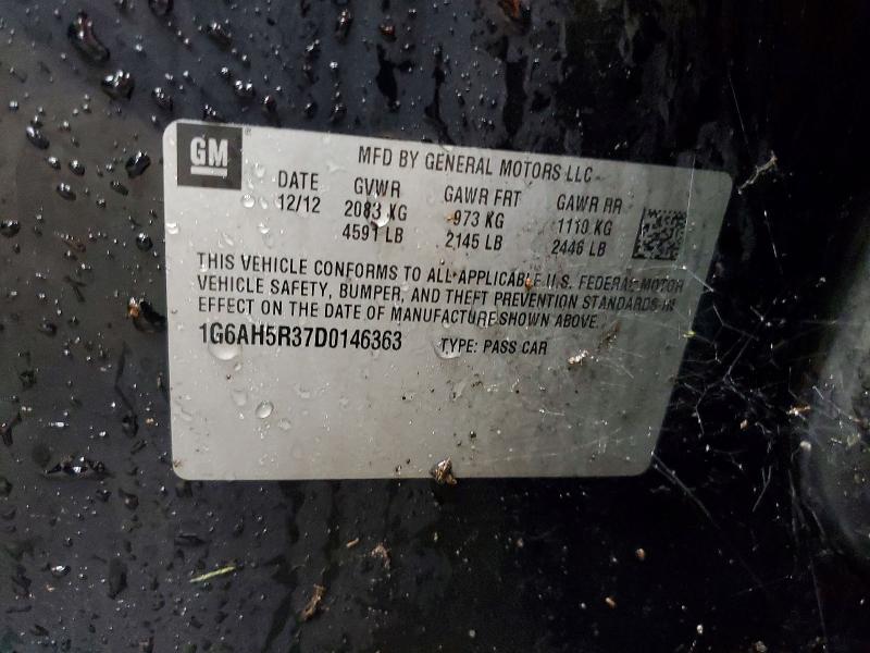 2013 Cadillac Ats მანქანა იყიდება აუქციონზე, vin: 1G6AH5R37D0146363, აუქციონის ნომერი: 69454936