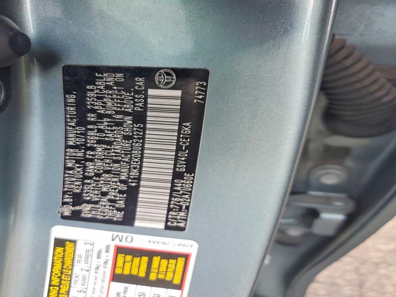 Aukcja sprzedaży 2011 Toyota Camry, vin: 4T1BK3EK0BU621275, numer aukcji: 68178016