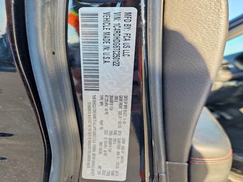 68590396 :رقم المزاد ، 1C4RDHDG6TC250122 vin ، 2026 Dodge Durango مزاد بيع