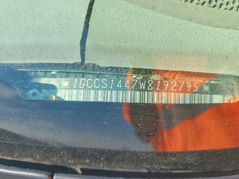 Продаж на аукціоні авто 1998 Chevrolet S Truck, vin: 1GCCS1447W8192795, номер лоту: 69134426
