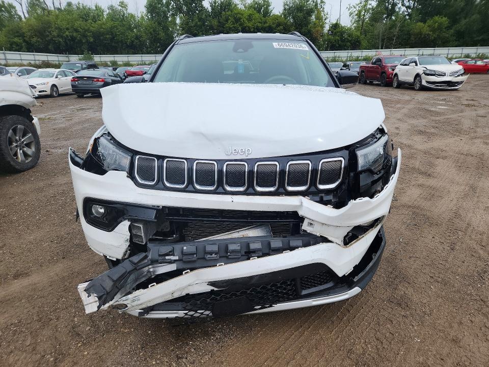 66942036 :رقم المزاد ، 3C4NJDCB6NT190744 vin ، 2022 Jeep Compass مزاد بيع