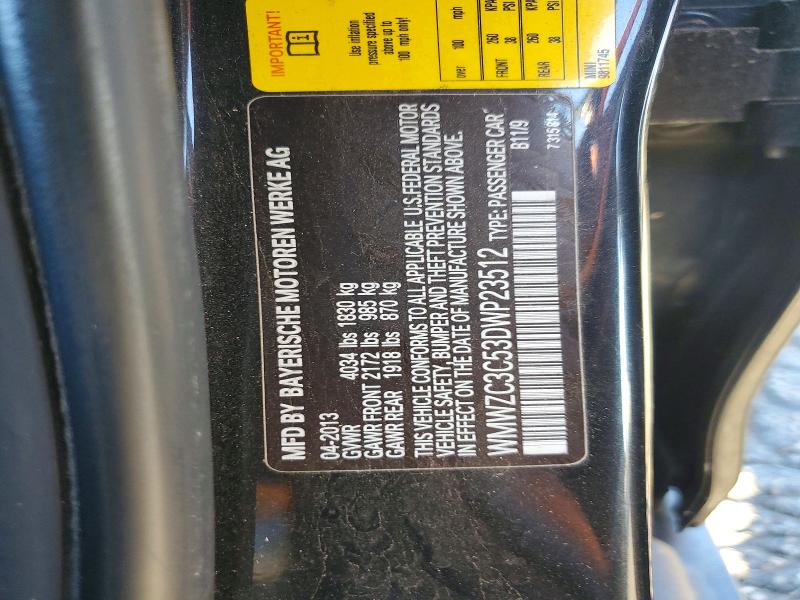 Продажа на аукционе авто 2013 Mini Cooper, vin: WMWZC3C53DWP23512, номер лота: 67882916