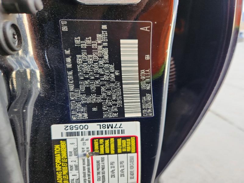Aukcja sprzedaży 2011 Toyota Sequoia, vin: 5TDBY5G16BS043447, numer aukcji: 68637736