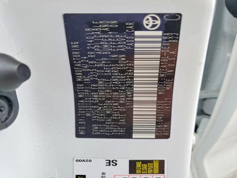 66619706 :رقم المزاد ، 5YFB4MDE2RP164797 vin ، 2024 Toyota Corolla مزاد بيع