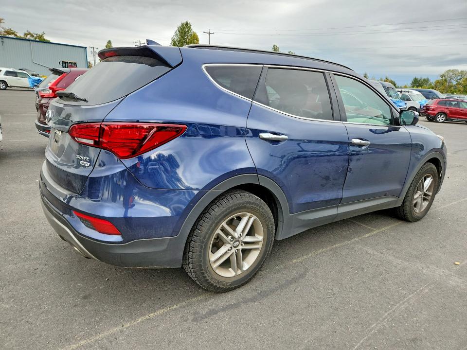 71224576 :رقم المزاد ، 5XYZUDLB2JG505372 vin ، 2018 Hyundai Santa Fe Sport مزاد بيع