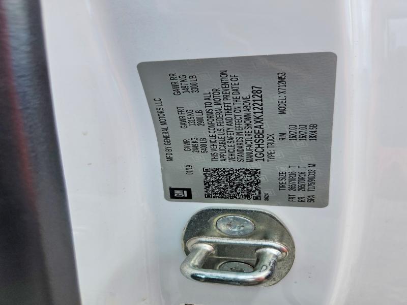 Aukcja sprzedaży 2019 Chevrolet Colorado, vin: 1GCHSBEAXK1221287, numer aukcji: 66749036