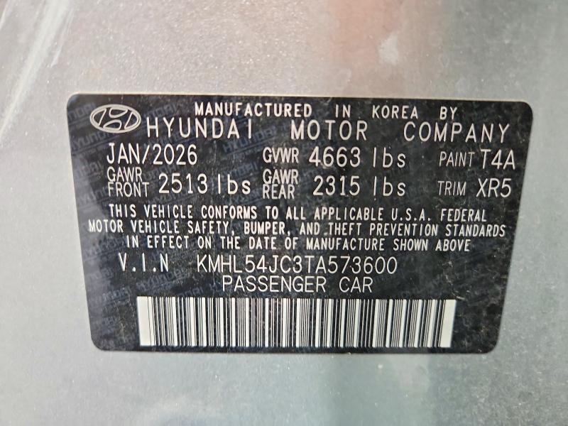 Продаж на аукціоні авто 2026 Hyundai Sonata, vin: KMHL54JC3TA573600, номер лоту: 67814416