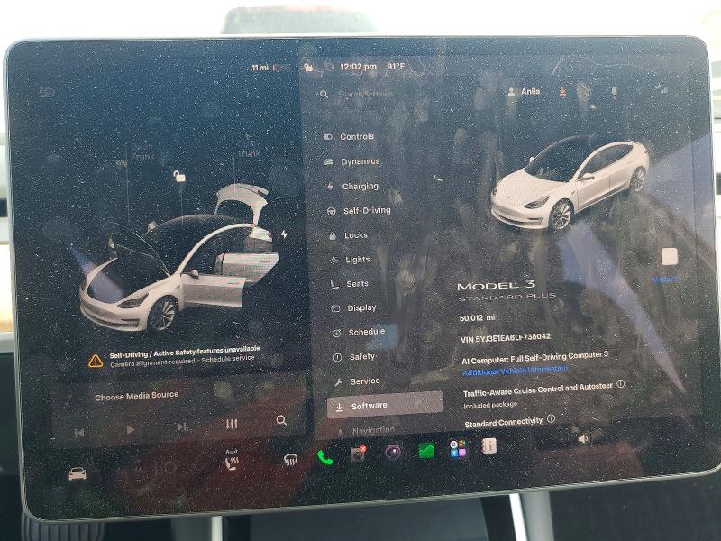 Продажа на аукционе авто 2020 Tesla Model 3, vin: 5YJ3E1EA6LF738042, номер лота: 66855496