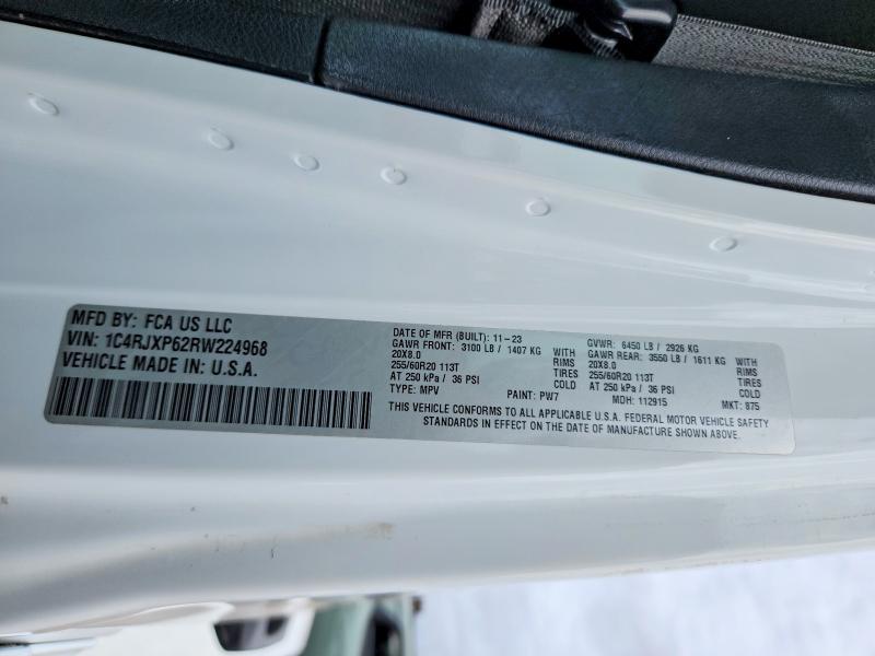 Продаж на аукціоні авто 2024 Jeep Wrangler, vin: 1C4RJXP62RW224968, номер лоту: 70561556