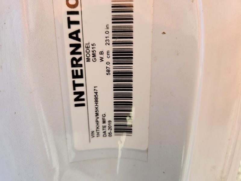 68083066 :رقم المزاد ، 1HTKHPVM5KH885471 vin ، 2019 Chevrolet Silverado Medium Duty مزاد بيع