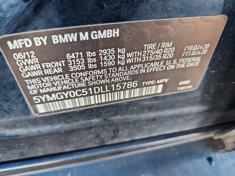 Продажа на аукционе авто 2013 Bmw X5, vin: 5YMGY0C51DLL15786, номер лота: 70374166