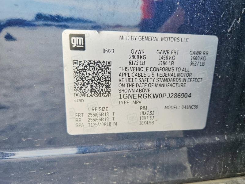 Aukcja sprzedaży 2023 Chevrolet Traverse, vin: 1GNERGKW0PJ286904, numer aukcji: 67651646
