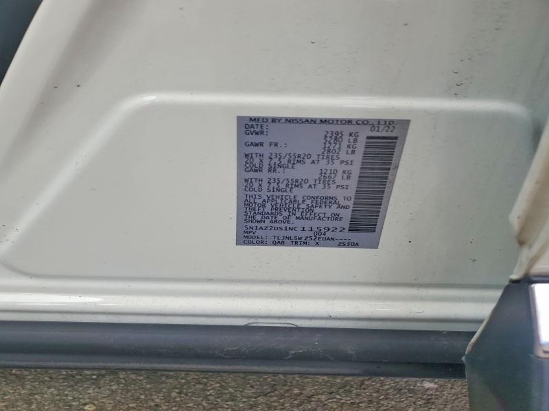 Продажа на аукционе авто 2022 Nissan Murano, vin: 5N1AZ2DS1NC115922, номер лота: 68914236