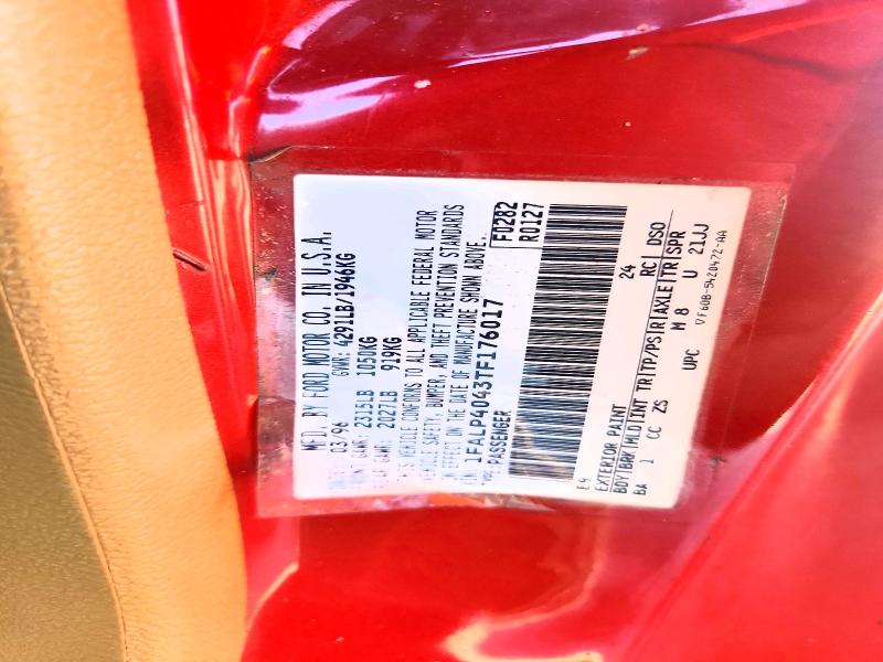 70790936 :رقم المزاد ، 1FALP4043TF176017 vin ، 1996 Ford Mustang مزاد بيع