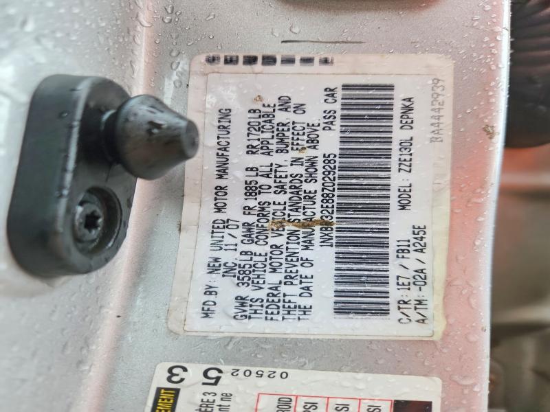 Aukcja sprzedaży 2008 Toyota Corolla, vin: 1NXBR32E88Z029285, numer aukcji: 69850556