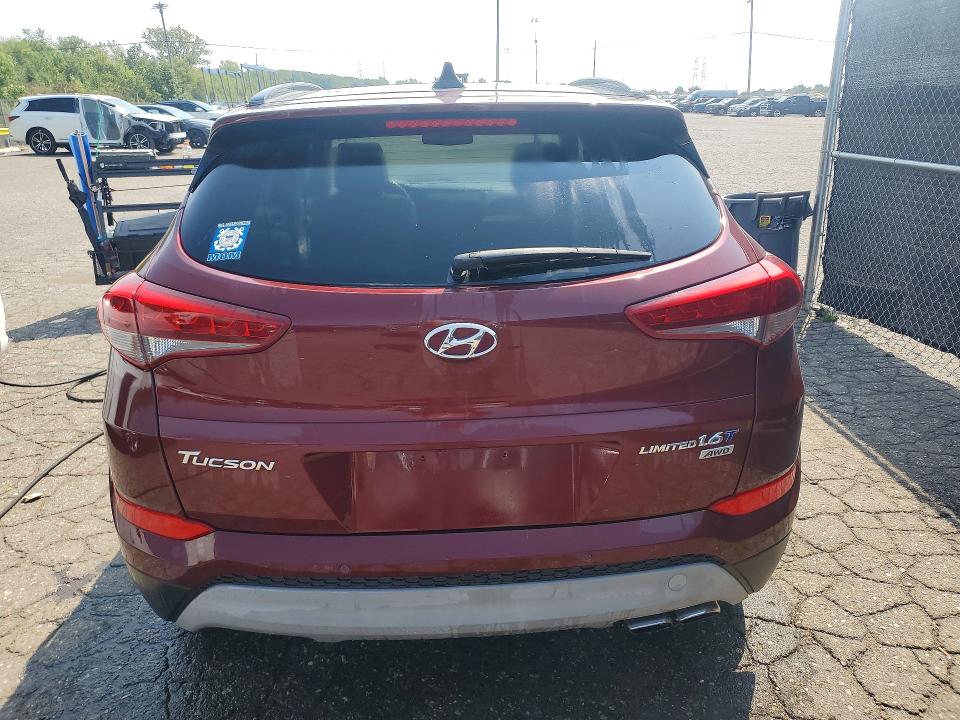 67250216 :رقم المزاد ، KM8J3CA29HU296407 vin ، 2017 Hyundai Tucson مزاد بيع