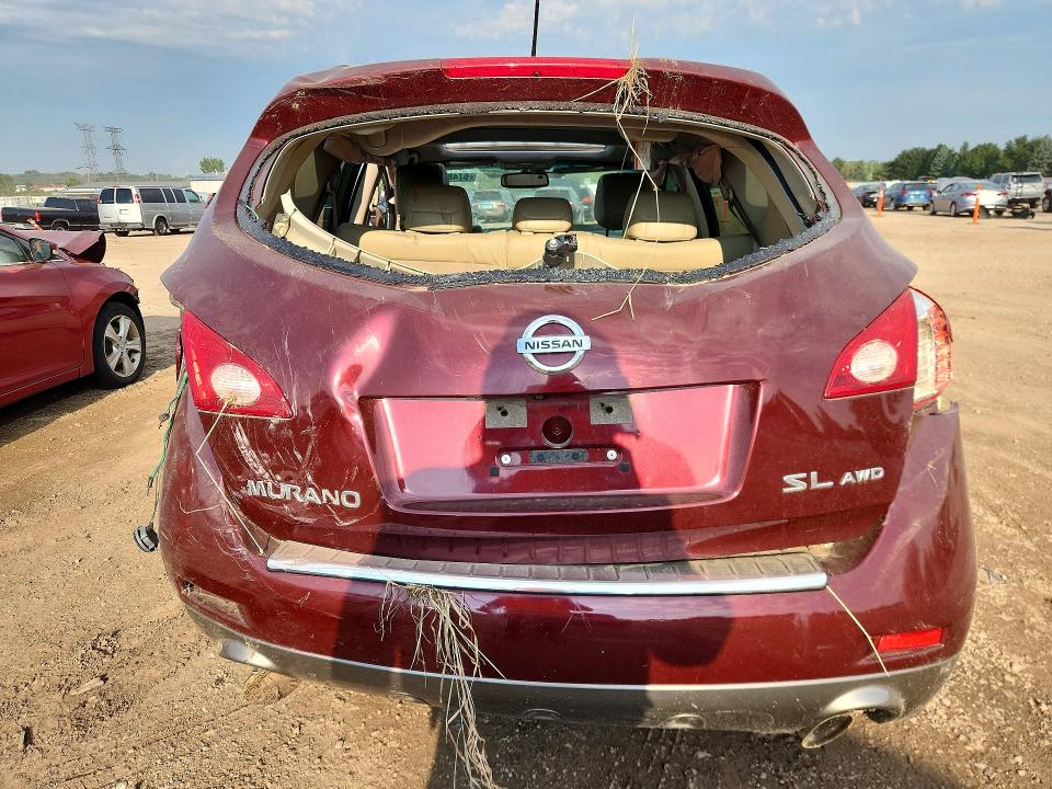 2010 Nissan Murano მანქანა იყიდება აუქციონზე, vin: JN8AZ1MW3AW109800, აუქციონის ნომერი: 67480066