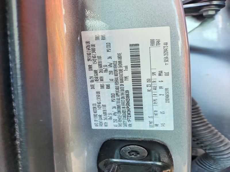 Aukcja sprzedaży 2024 Ford F150, vin: 1FTEW3KP5RKE08639, numer aukcji: 68858346
