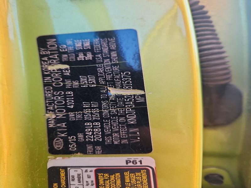 2015 Kia Soul მანქანა იყიდება აუქციონზე, vin: KNDJP3A52F7815375, აუქციონის ნომერი: 68255176