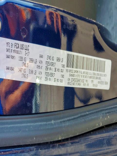 68409856 :رقم المزاد ، 2C4RDGEG6HR714162 vin ، 2017 Dodge Grand Caravan مزاد بيع