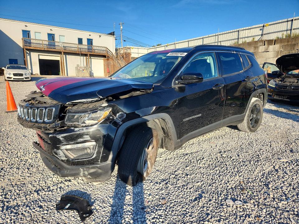 Продаж на аукціоні авто 2021 Jeep Compass, vin: 3C4NJDBB7MT601598, номер лоту: 68890246