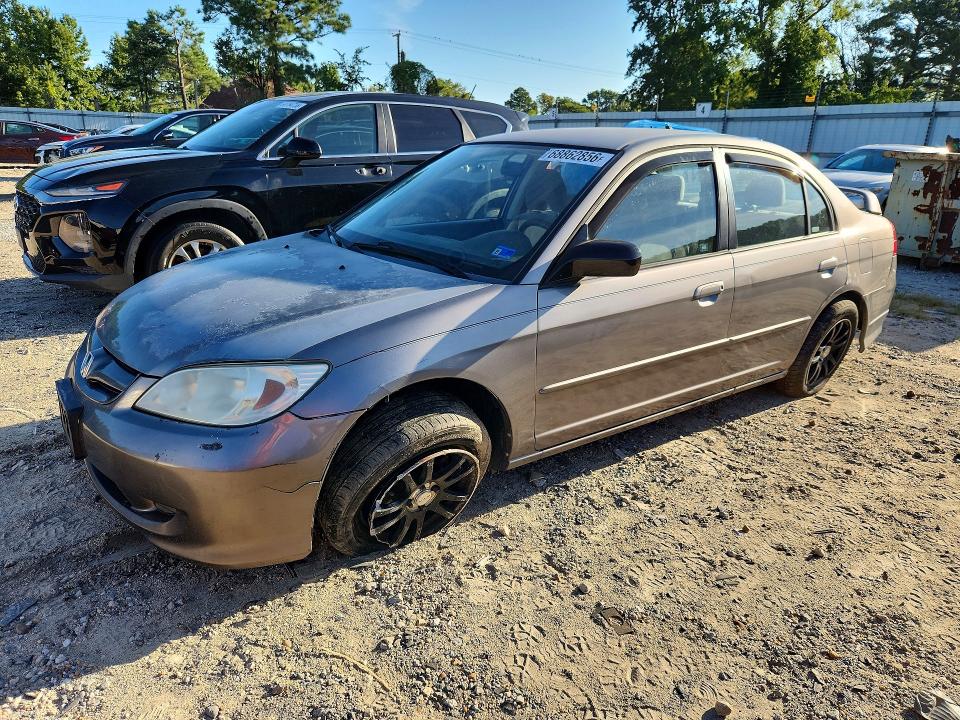 Продаж на аукціоні авто 2005 Honda Civic, vin: 2HGES16535H621407, номер лоту: 68862856