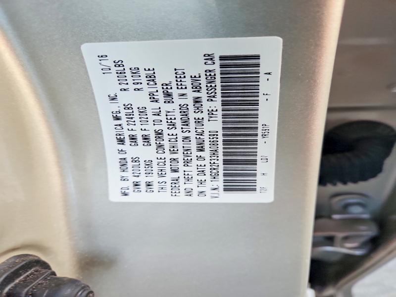 Aukcja sprzedaży 2017 Honda Accord, vin: 1HGCR2F33HA086590, numer aukcji: 69439336