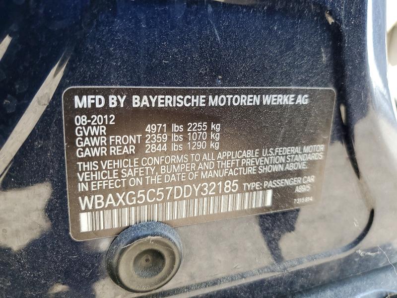 Aukcja sprzedaży 2013 Bmw 528, vin: WBAXG5C57DDY32185, numer aukcji: 67918596