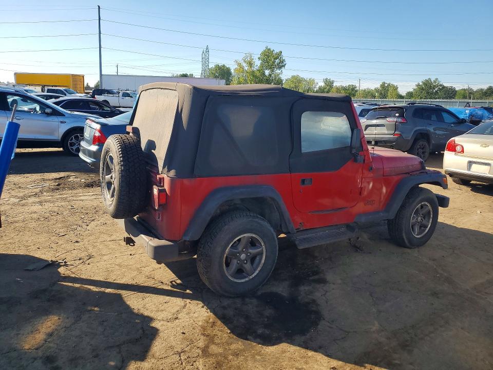 1998 Jeep Wrangler / Tj მანქანა იყიდება აუქციონზე, vin: 1J4FY19S1WP780842, აუქციონის ნომერი: 68434876